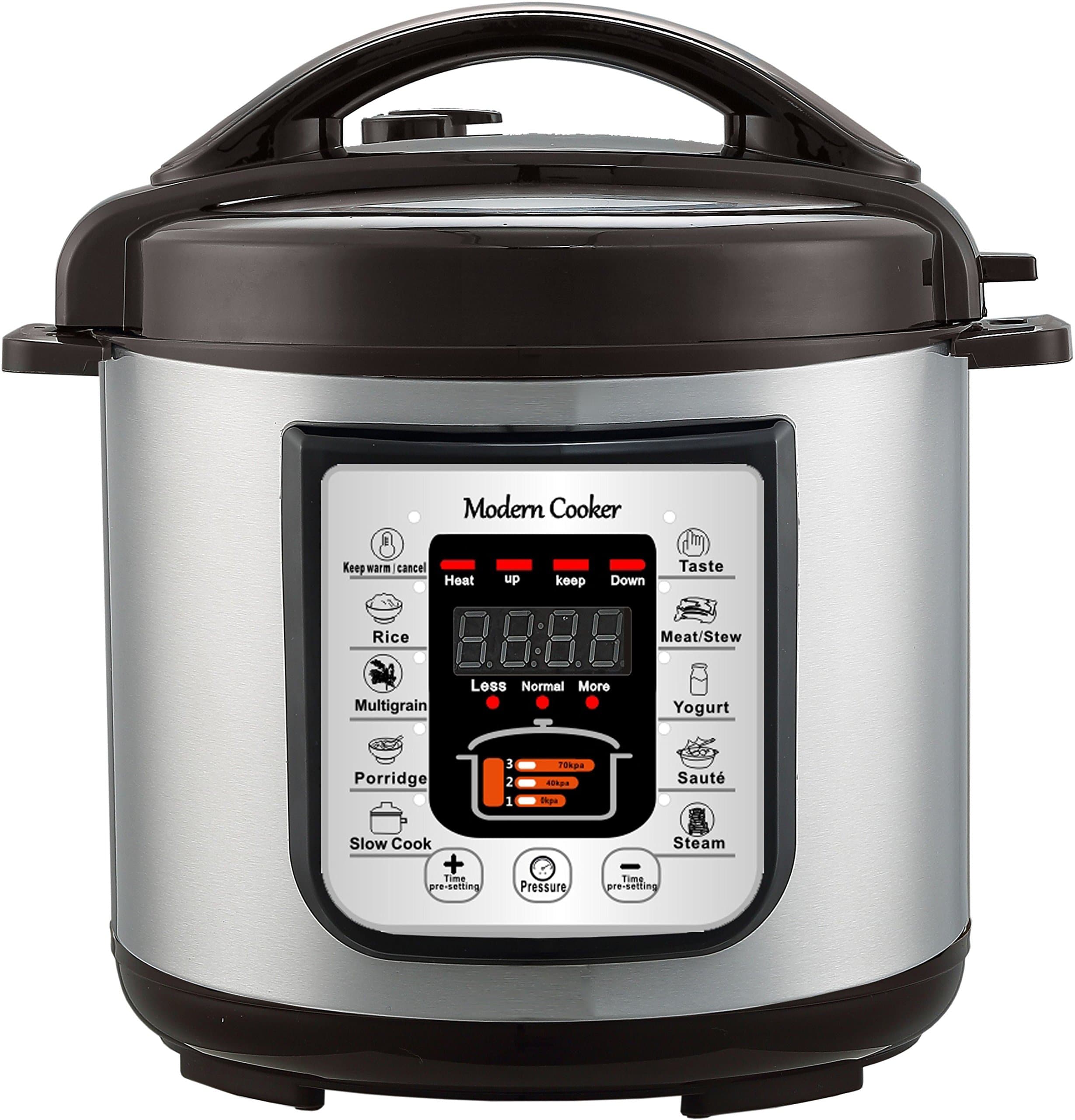 BD-OJ-6L 1 Multi-Functional Electric Pressure Cooker, 6 quart, Silver