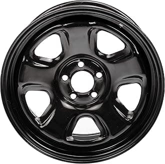 Dorman 939-166 18 X 7.5 Steel Wheel Compatible With Select Chrysler/Dodge Models, Black