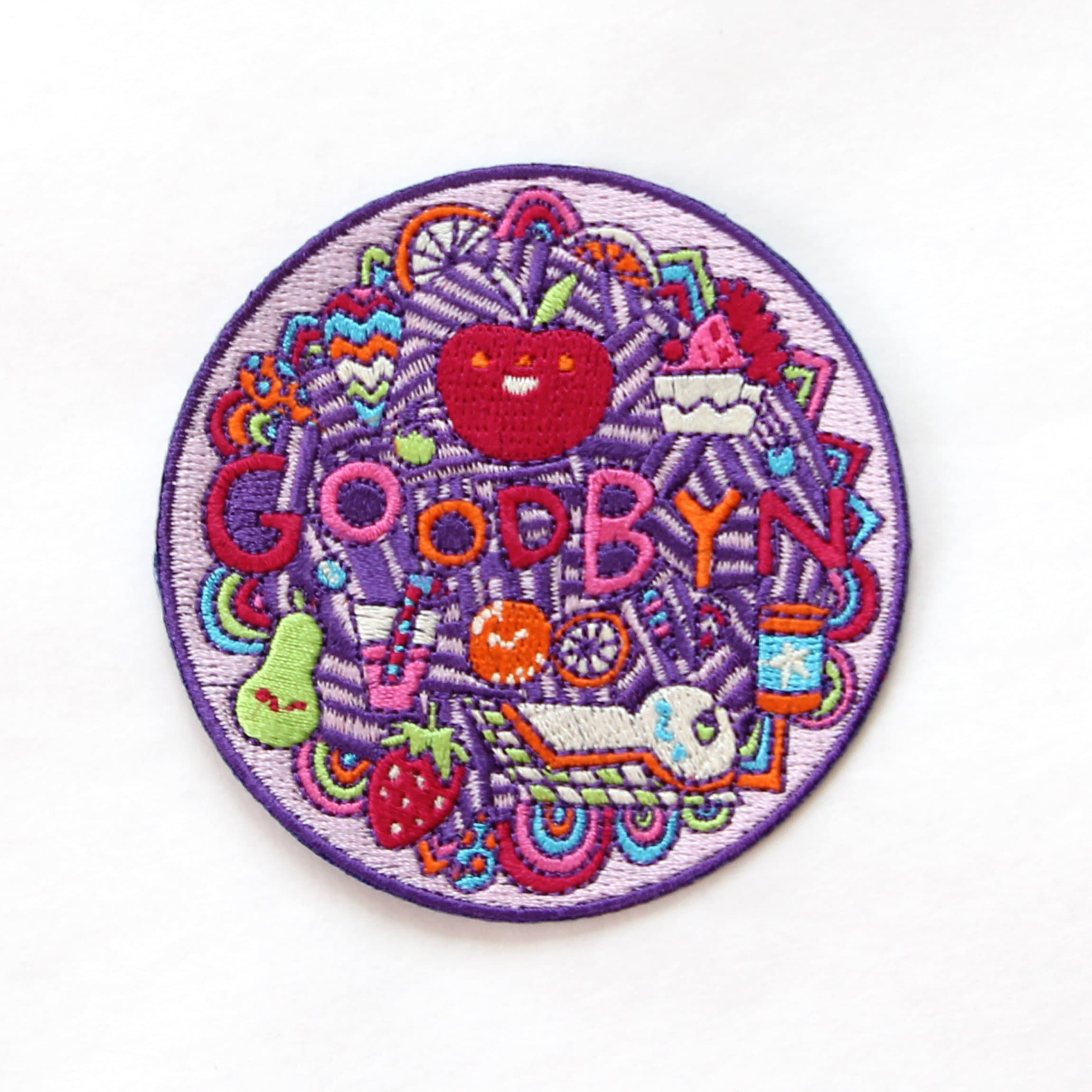 Goodbyn Embroidered Patch, Apple