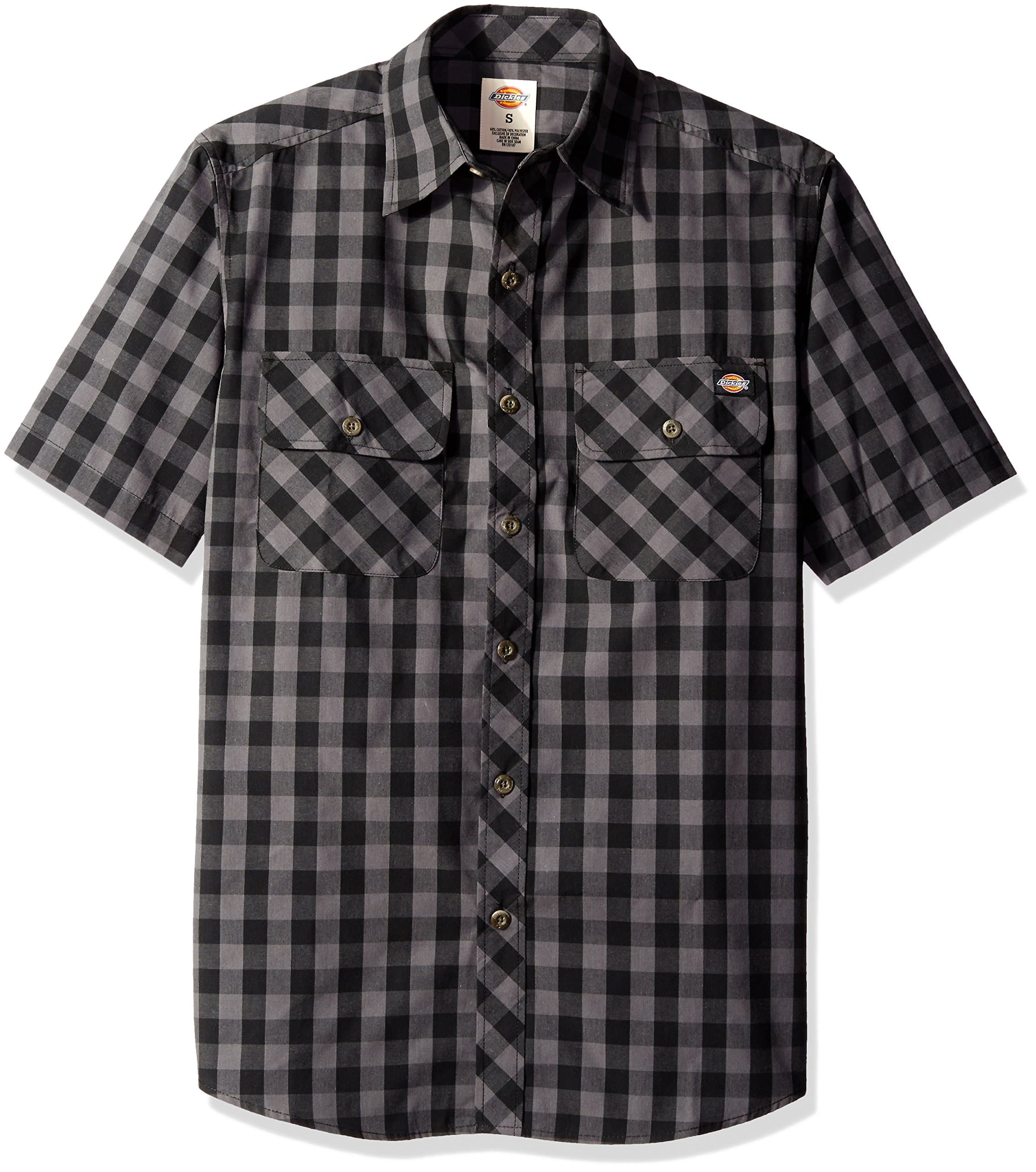 Dickies Men's Short-Sleeve Gingham Shirt