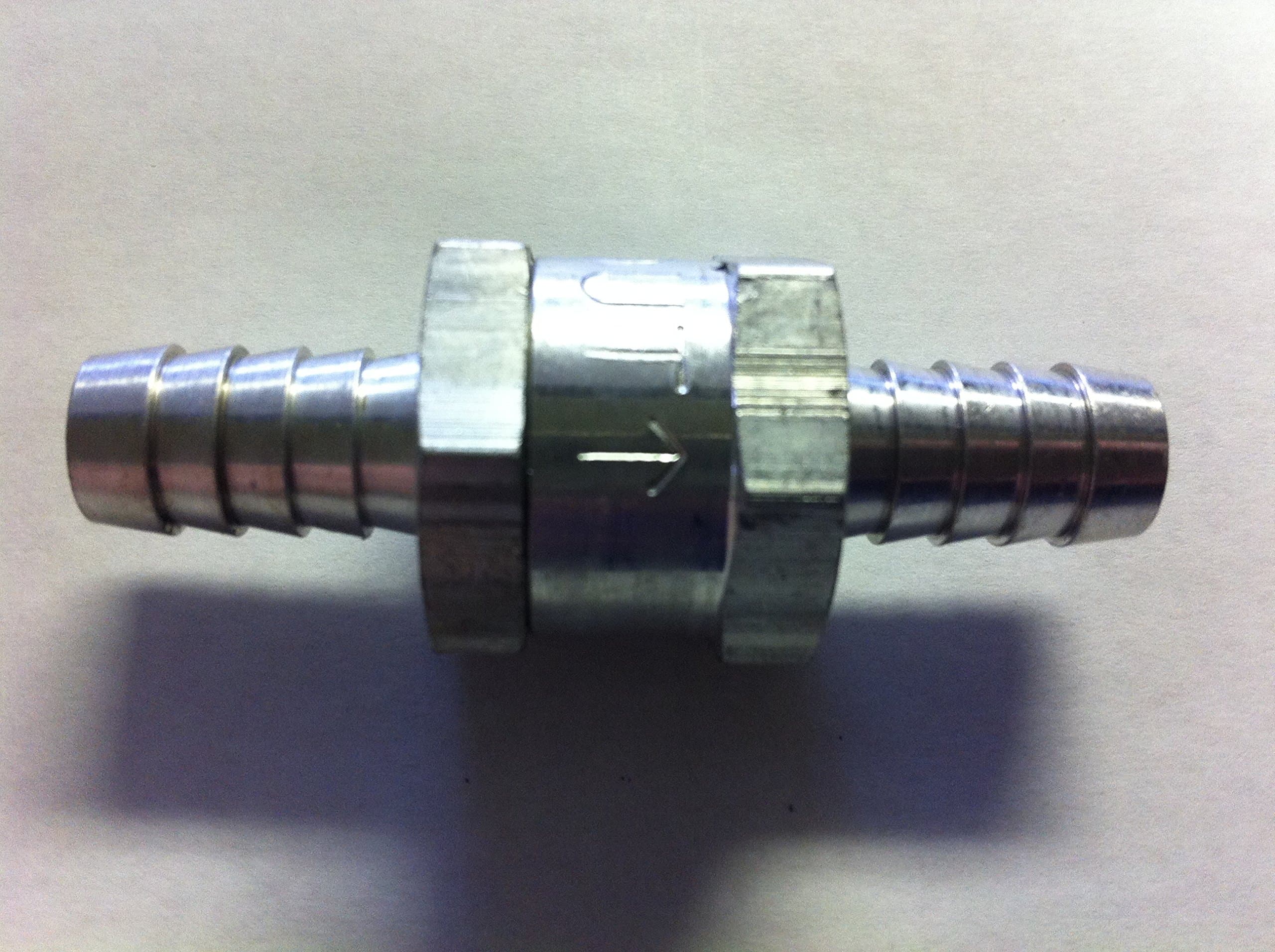 3/8" 10mm Check Valve, One Way Flow