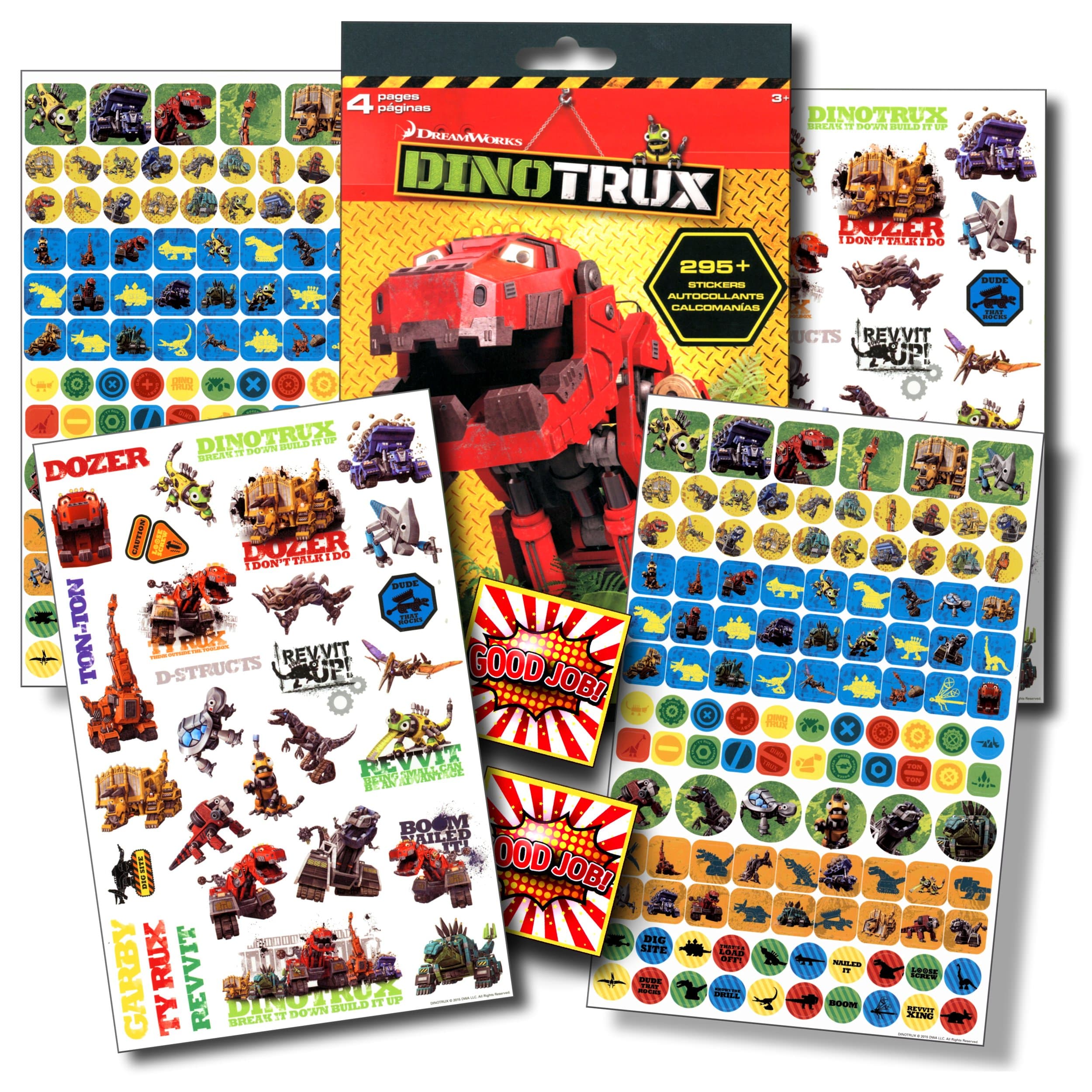DINOTRUX Stickers - Over 295 Stickers