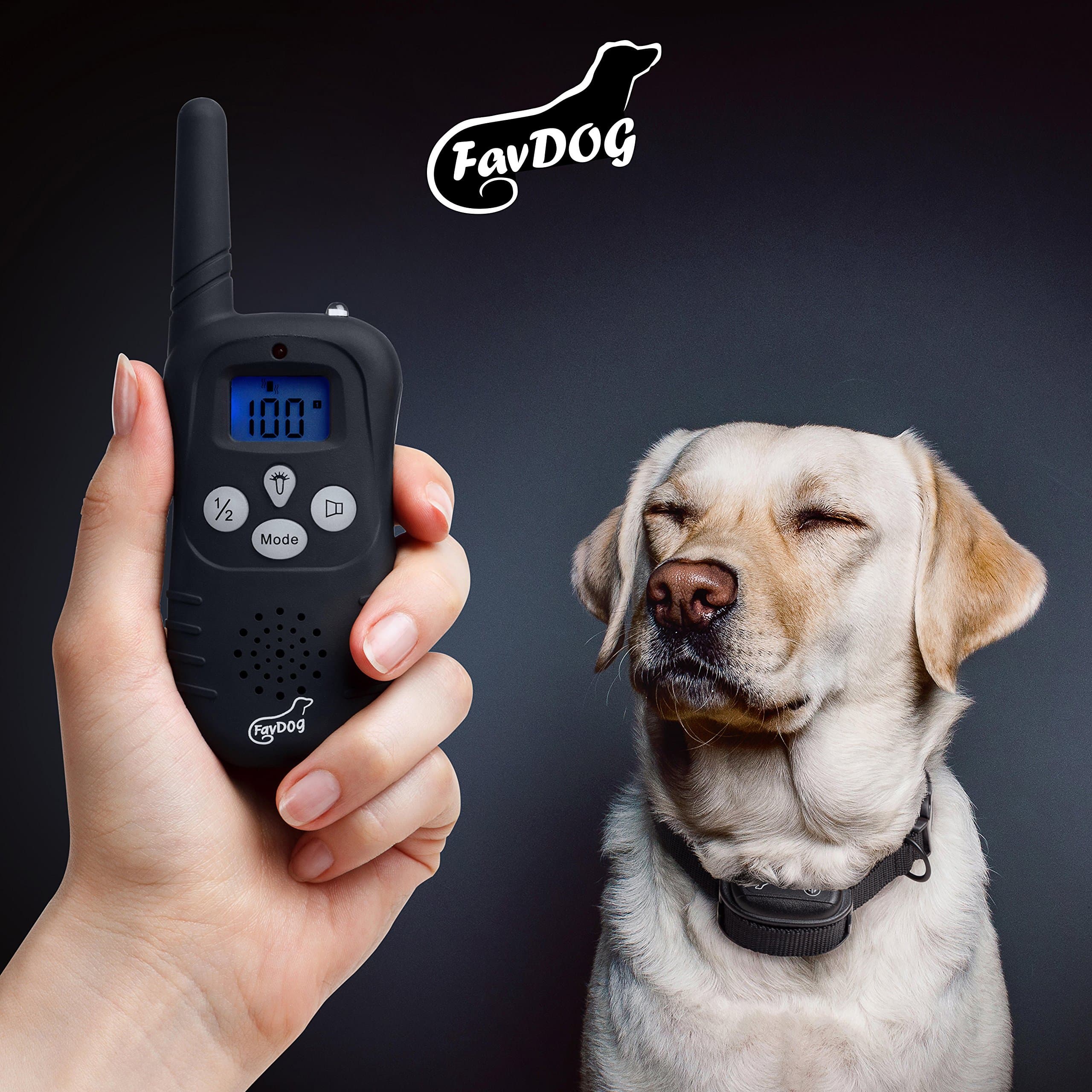 Shock Collar with Remote - Dog Training Bark Collar – Rechargeable & Waterproof Anti Barking Device