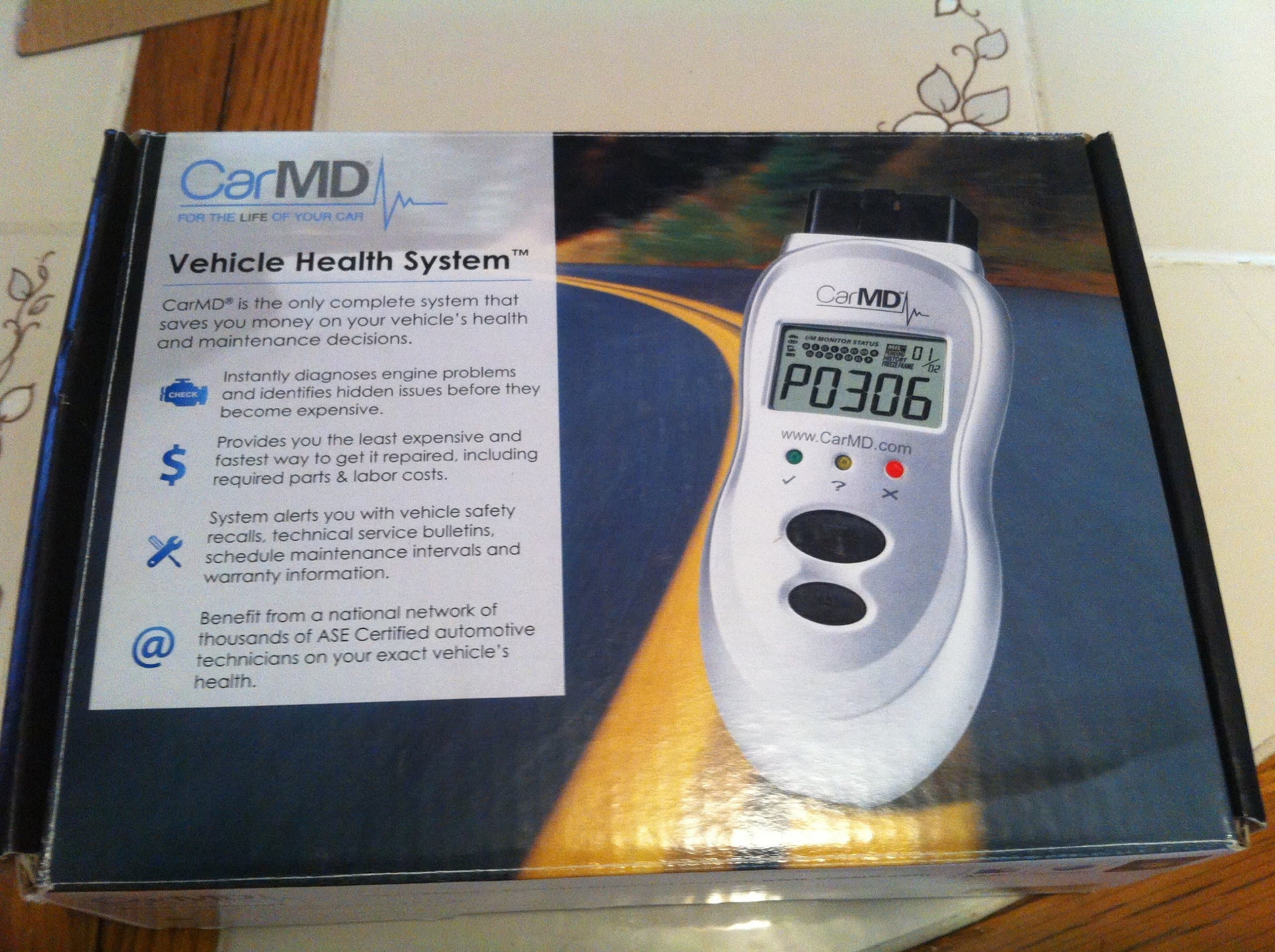 CarMD 2100 Vehicle Health System and Diagnostic Code Reader for OBDII Vehicles
