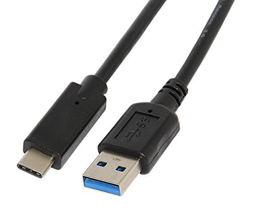 Slick Linc USB-Type-C Cable Charging for Samsung Galaxy, Nexus, OnePlus, Apple New Macbook, HTC, Huawei, Nintendo Switch, Sony Xperia XZ, and More 1M - Black