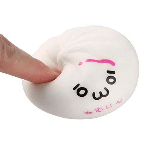 NEEDRA Bun Scented Squishy Random Charm Slow Rising Squeeze Stress Reliever Toy