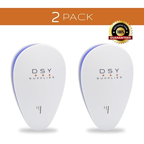 Ultrasonic Pest Repeller - 2 Pack. New for 2018 Plug in Indoor Rodent and Insect Repeller. Humane and Poison-Free Safe for Pets and all the Family. Mouse and Rat Repeller. Great alternative to Poison & Mouse Traps