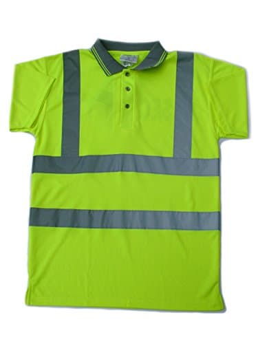 Hi Vis Yellow Polo Security Printed - XXL