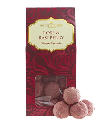 Rose & Raspberry Dark Chocolate Dusted Water Ganaches