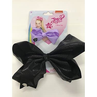 JoJo Siwa Glitter Bow 2 Pack - Black