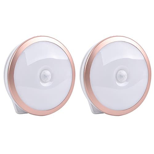 Motion Sensor Night Light, Findyouled USB Rechargeable 6 LED Wall Lamp for Under Cabinet Closet Cupboard Camping - Stick Anywhere with Magnetic