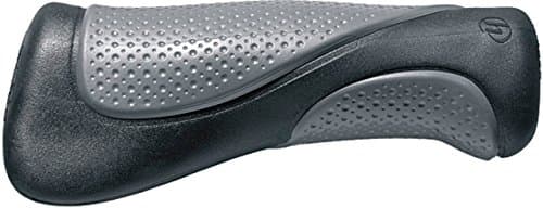 Herrmans Primergo Handle Dual Density Kraton Rubber (TPR) – 2D Components, Ergonomic Suitable for SRAM T3/P5/S7 (Design and for Shimano Nexus (N3 N7 N8 – Old and New), Pak and Phthalate-free Black with Grey
