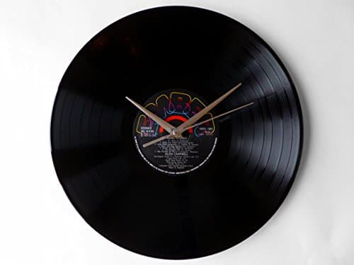 Glen Campbell "More Words" Vinyl Record Wall Clock