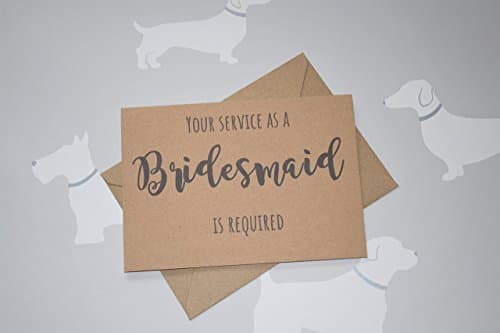 Your Service as a Bridesmaid is Required