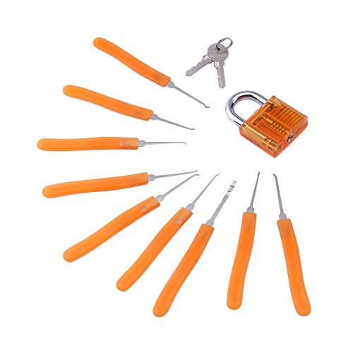 Suoyigou Master Pickset Tooling System with a Padlock (2)