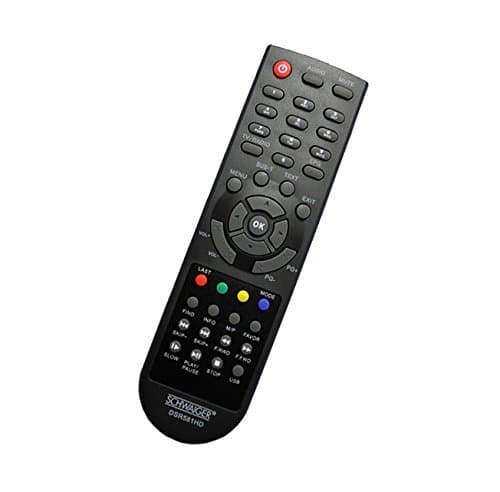 Original Replacement Remote Control Schwaiger DSR 581 HD Digital Satellite Receiver Schwaiger: 581 011; 581 PVR ; Lano 601 HD; 602 D SR 690 HDPL Cable Receiver; Telefunken: tf-6000 Skymaster: DXH 30;