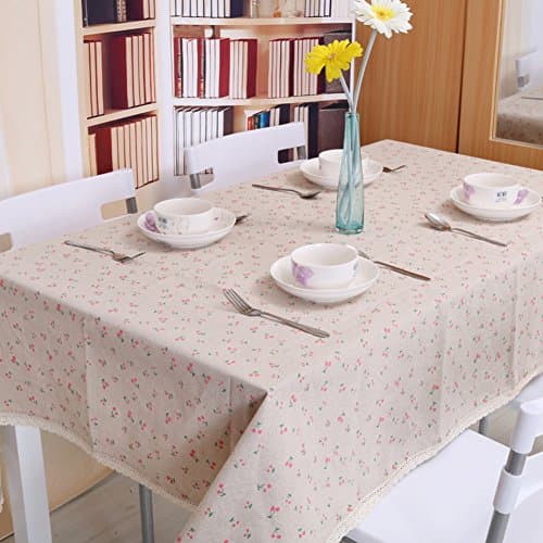 Minimalist bedside table cloth,Table cloth tv table cloth,Computer desk table-cloth,Cotton and linen table cloths-A 140x160cm(55x63inch)