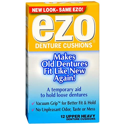 Ezo Denture Cushions, Upper Heavy - 12 Ea