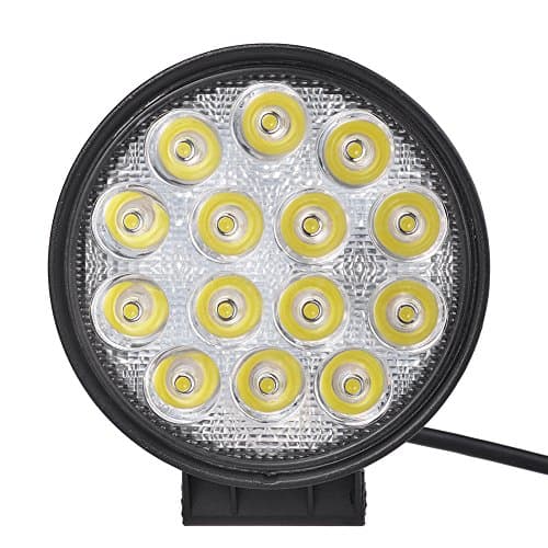 42W 6000K 10-30V DC Daylight LED Work Light Spot Beam Driving Fog Lamp for Off-road Truck Car ATV SUV Jeep Boat VTX-42WA