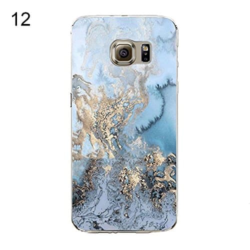 Lastnight Marble Pattern Soft TPU Shockproof Phone Case Cover For Samsung - 12 For Samsung S7edge
