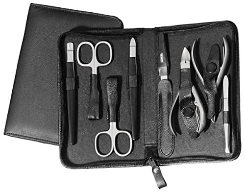 Black 8 Piece Manicure Case by Orton West