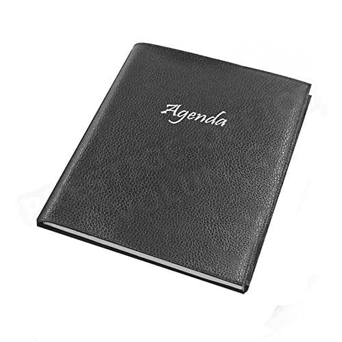 17x24 Diary Leather Grey Beaubourg