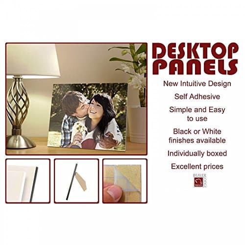 Beaver Lodge Desktop White Edged Photo Panel A4