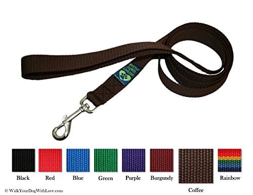 Unique Wide Handled Dog Lead Leashes, Original Edition, 4 Versatile Styles, 8 Colors