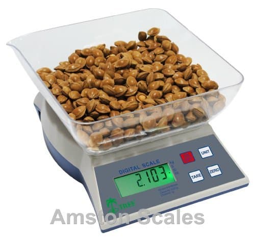 6000 x 1 gram / 13 LB Kitchen Food Portion Control Scale Weight Diet Watchers by Amston Scales