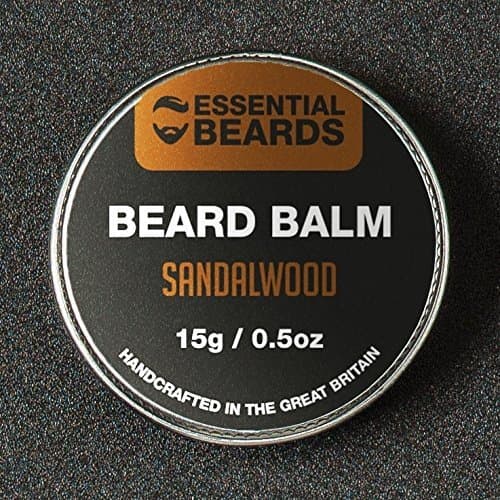 Essential Beards - Beard Balm Strong Hold Tin & Skin Conditioning Balm 0.5oz / 15g UK MADE (coconut cream)