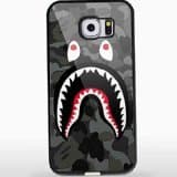 Bape Shark Black Army Pattern for Iphone and Samsung Galaxy Case (Samsung Galaxy S7 black) CCCM1125