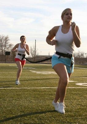 SPEEDSTER TRAINING KIT: MEDIUM RESISTANCE - Speed, Overspeed and Resistance Trainer - 3 Covered Medium Resistance Cords-20', 8', 4', 2 Waist Belts, 1 Shoulder Harness, 2 Handles