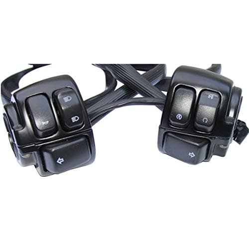 MOTORTOGO Handlebar Switch Control Kit for 2013 Harley-Davidson Iron 883 XL883N