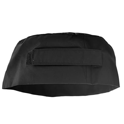 Breathable Mesh Top Skull Cap Professional Catering Chefs Hat With Adjustable Strap - One Size