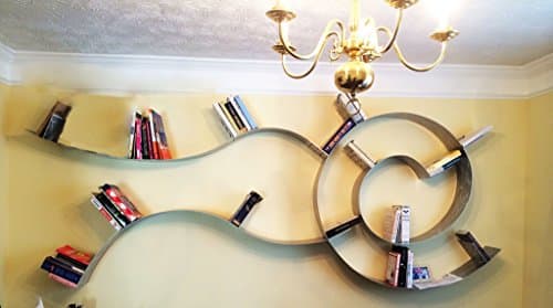 Trailing Spiral Floating Bookshelf- XL