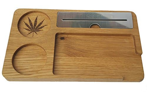 Rolling Tray. Handmade from Oak in the UK.