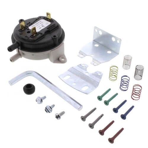 Air Flow Pressure Sensing Switch (.1/10" W.C.), Pack of 2