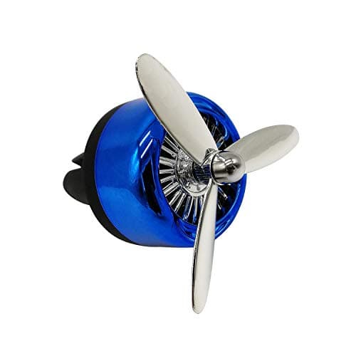 AllEASY Car Fragrance Diffuser Aromatherapy Essential Oil Diffuser Car Diffuser Vent Clip Remove Smoke and Bad Odors (Blue, 2-Pack)