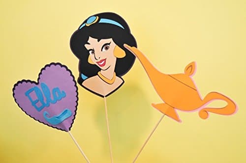 Jasmine Aladdin themed Personalized Table Topper centerpiece set