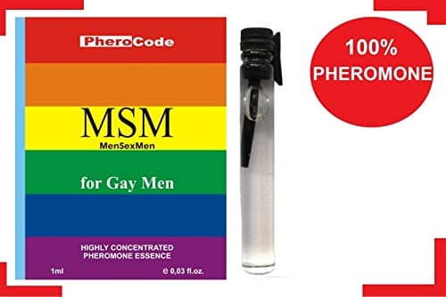 PheroCode MSM 0.05 Fl. Oz 100% Pheromone for Gay Men Ultra Strong Attract Men