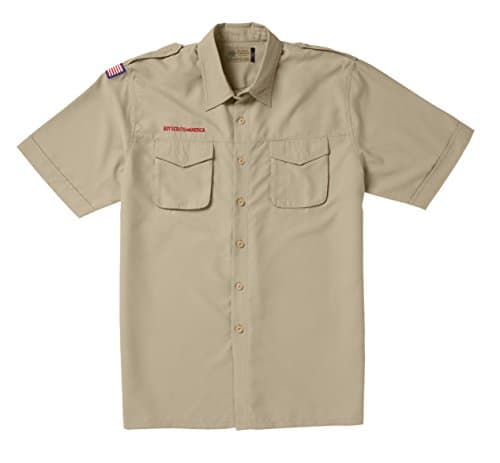 Boy Scout Mens Short-Sleeve Polyester Microfiber Shirt
