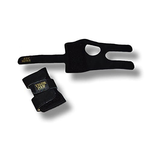 Tiger Paws Gymnastics Wrist Support Wraps (medium (black))