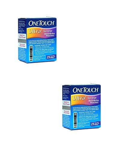One Touch Ultra - OneTouch Ultra Test Strips - 25 Count - (Multicolor) (2 Pack)