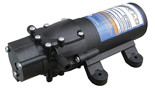 Everflo EF-1000-BOX 12V Diaphragm Pump with 3/8" Hose Barb Ports, 1.0 GPM (Pack of 6)