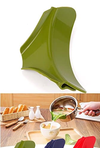 Kitchen Tool Silicone on Pot Pan Pitcher Pads Spill Water Good Ideas safe to 480 degrees (green)