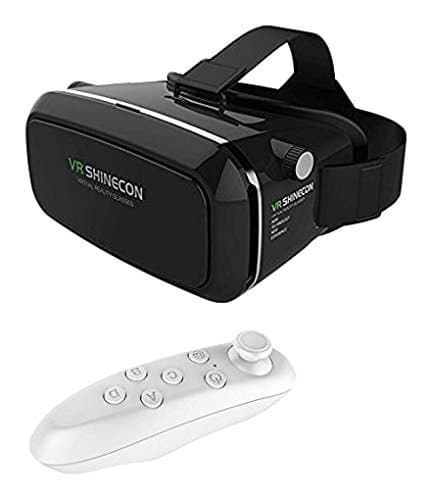 KuKu Mobile EVR-1+RC Shine on 3D Virtual Reality Headset VR Glasses with Remote Controller for iPhone Samsung Note LG Huawei HTC Moto Screen