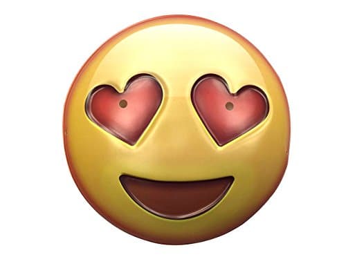 Rolling Festive Emoji Mask (Heart Eyes)