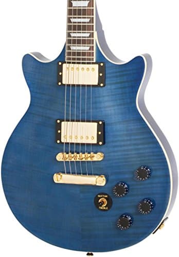 Epiphone EGGNMSGH3 Genesis Deluxe Pro Solid-Body Electric Guitar, Midnight Sapphire