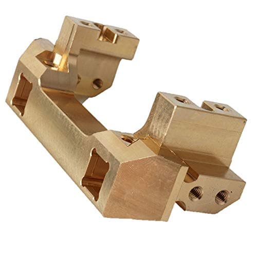 creatspaceDSF 1PCS 94g/pc Heavy Duty Brass Front Bumper w/Servo Mount for Traxxas TRX-4 TRX4 1/10 RC Crawler Car Hop Up Parts D