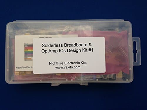 Solderless Breadboard & Op Amp ICs Design Kit #1 by NightFire Electronics